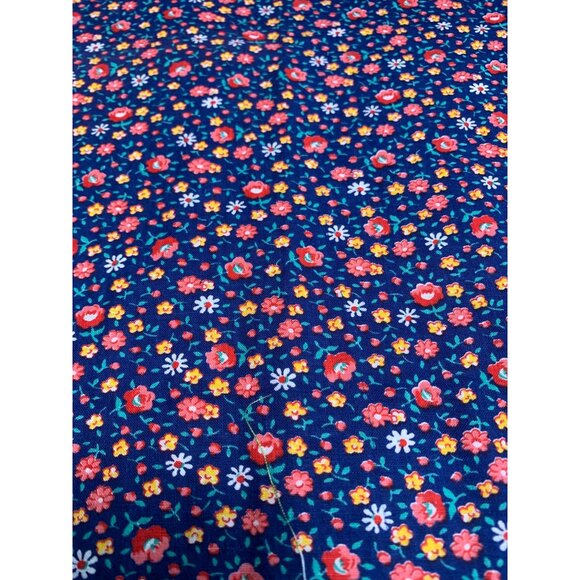 Floral Cotton Fabric 1/2 yard - 42" wide Multicolor with Ditsy Floral Design - Picture 4 of 5